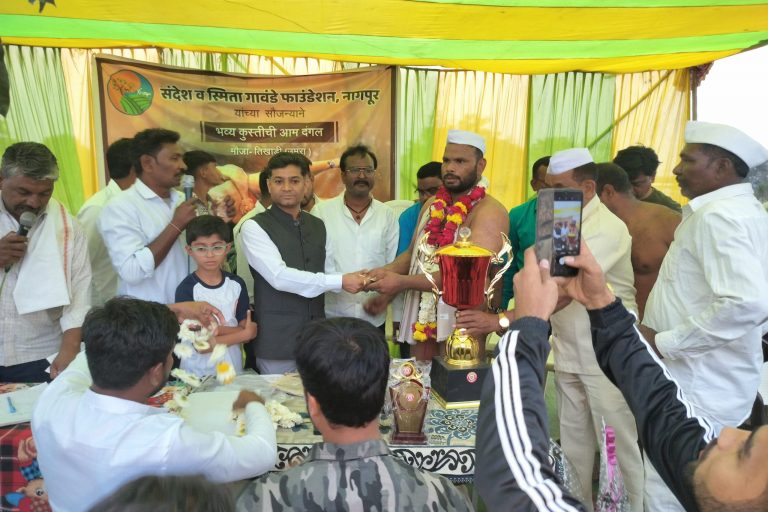 Wrestling Showdown at Tikhadi Village Leaves Spectators Thrilled - Gawande Org